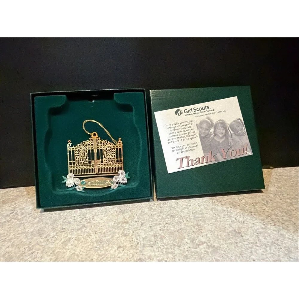 Girl Scouts Christmas Ornament Seal of Ohio Council commemorative.